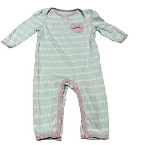 Cloud Island Baby Girl Romper 6-9 months Blue Pyjamas One Piece Outfit 4/$20 🛑